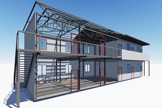 Explain in detail why the Container Prefab House is easy to use